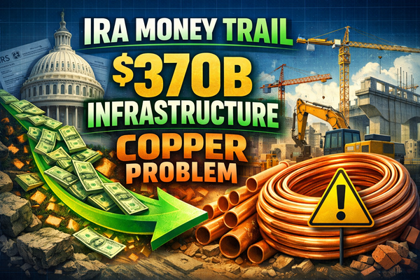 The IRA Money Trail: $370 Billion in Infrastructure Spending Has a Copper Problem