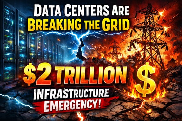 Data Centers Are Breaking the Grid — And Creating a $2 Trillion Infrastructure Emergency